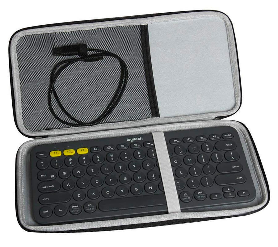 The Logitech K380 Keyboard Case